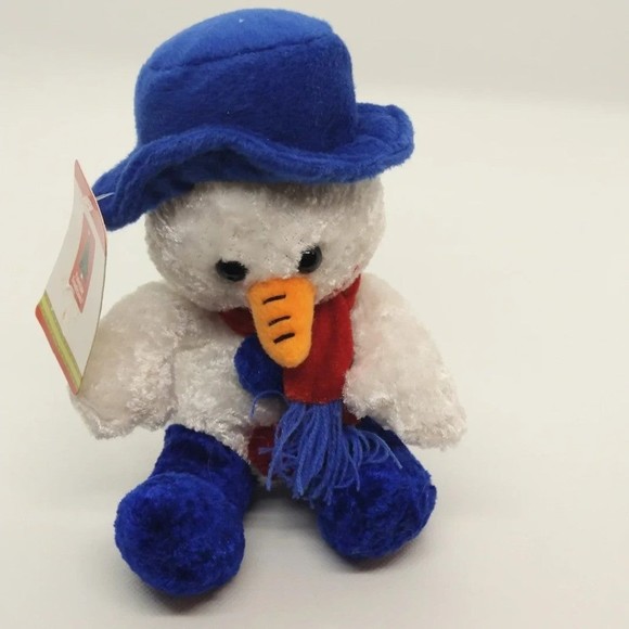 Yuletide Traditions plush snowmen (2) with tags - Picture 3 of 7